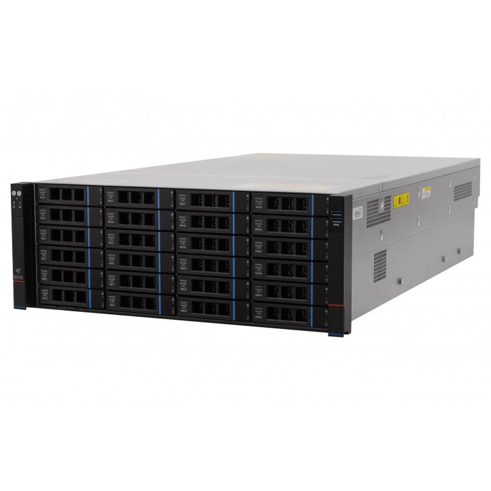 Серверная платформа SNR-SR4324RS Rack 4U,2xXeon FCLGA4189(upto TDP 270),32xDDR4/3200MHz(upto 12TB),24xHDD LFF/SFF SATA,noRAID,upto2xM.2,3xPCIx8 riser,2x1200W