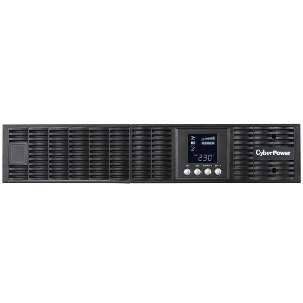 Источник бесперебойного питания (ИБП) Online CyberPower OLS1000ERT2U 1000VA/900W USB/RS-232/EPO/SNMPslot/RJ11/45/ВБМ (6 IEC С13)