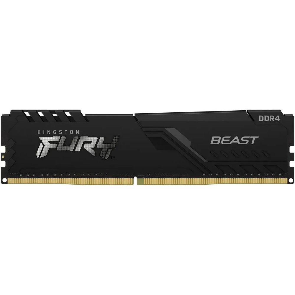 Модуль памяти Kingston FURY Beast Black Gaming Memory KF432C16BB/4 4GB Kingston DDR4 3200 DIMM Non-ECC, CL16, 1.35V, 512x8, 512x8, OEM, (319941)