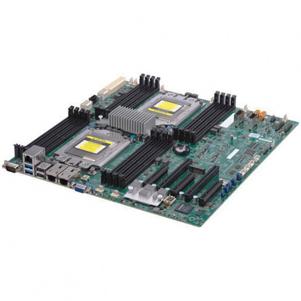 Материнская плата SuperMicro  MBD-H11DSI-NT-B E-ATX 16xDDR4 2xM.2 NVMe (PCI-E3.0x4) 10xSATA3 2xUSB3.0 4xUSB2.0 VGA 3xPCI-E3.0x8 2xPCI-E3.0x16 (259984) {10} (incl. 1x I/O Shield MCP-260-00042-0N,  2x CBL-0044L)