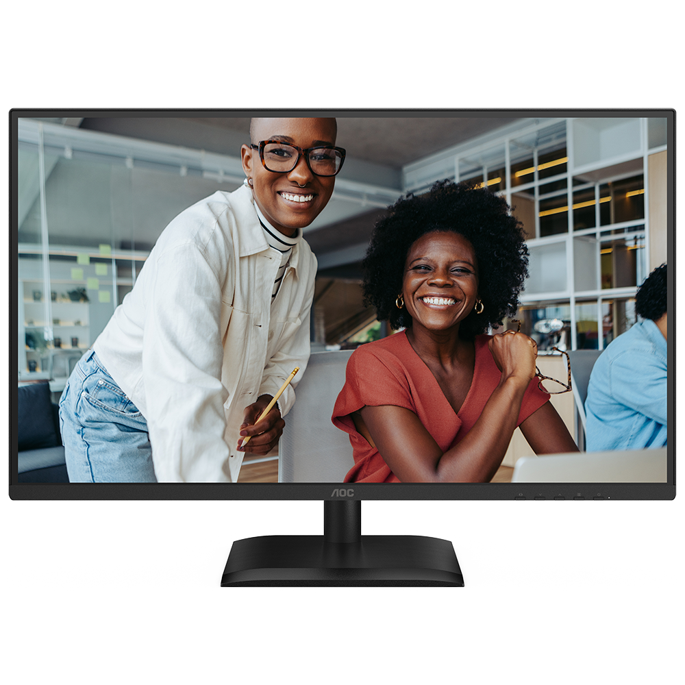 Монитор 27" AOC Q27E4U  IPS, 2560x1440, 120Hz, 4ms, 350сd/m, 1500:1 | HDMI(2.0), DP(1.4), 4xUSB 3.2 | HAS, Pivot, Swivel, InPSU, Speakers, Vesa 100, Black