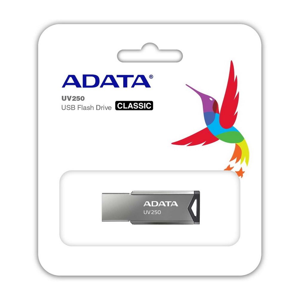 USB накопитель ADATA 16GB USB2.0 AUV250-16G-RBK Grey