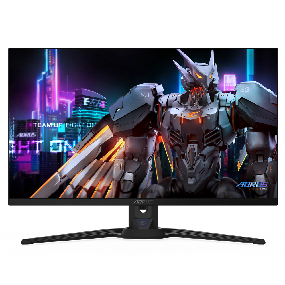 Монитор 27" Gigabyte AORUS FO27Q5P EK Black (QD-OLED, 2560×1440, 500Hz, 300 cd/m, 1,5M:1, 2xHDMI 2.1, DP 2.1 UHBR20, 1x MiniDP 2.1 UHBR20, DP 1.4 (HBR3) выход  3xUSB 3.2, USB Type-C)
