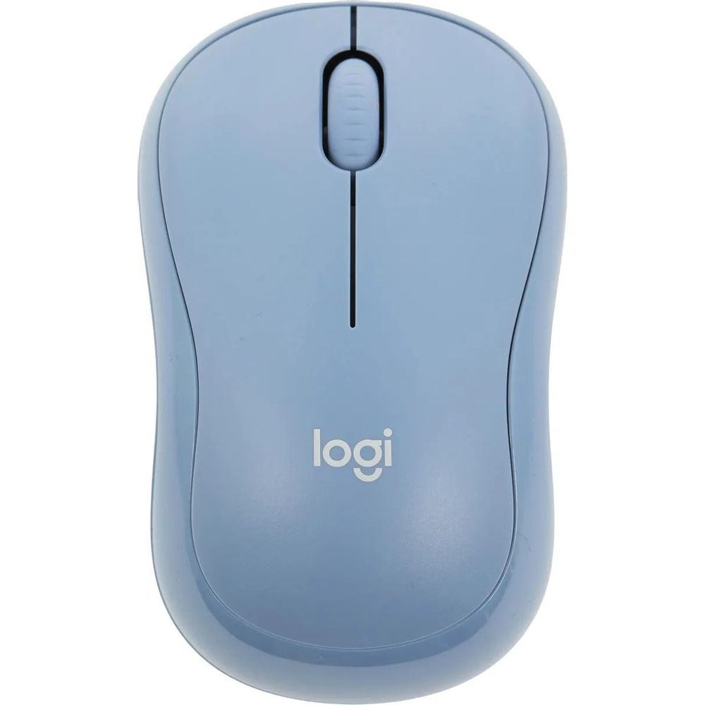 Мышь беспроводная Logitech M221 голубой, 1000 dpi, радиоканал, USB, кнопки - 3