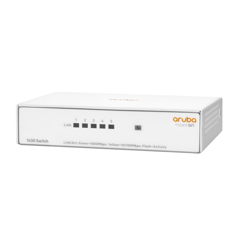 Коммутатор HPE Aruba Instant On 1430 5G, 5×1 Гбит/с, неуправляемый