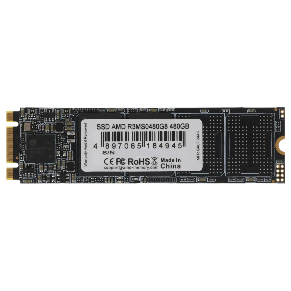 Твердотельный накопитель SSD AMD Radeon M2.2280 480GB R3 Series