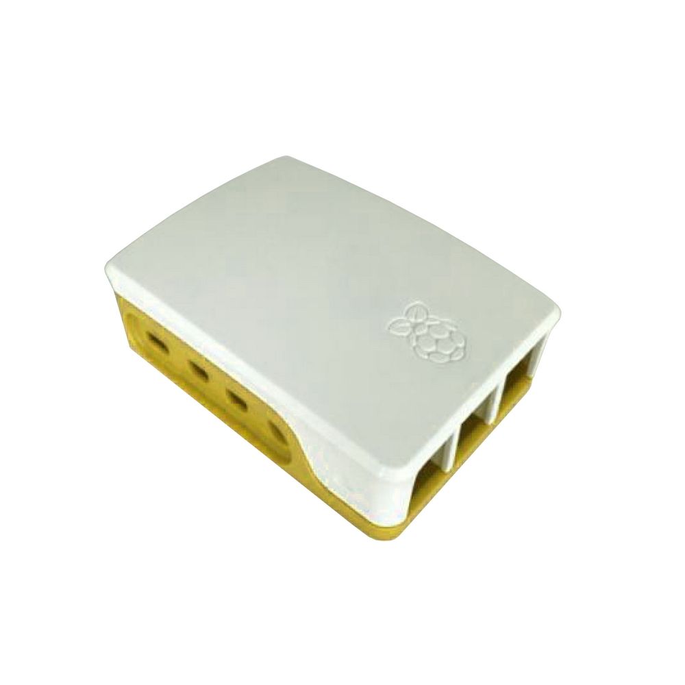 Корпус для одноплатного компьютера ACD White+Yellow ABS Case for Raspberry Pi 4B (RA600)