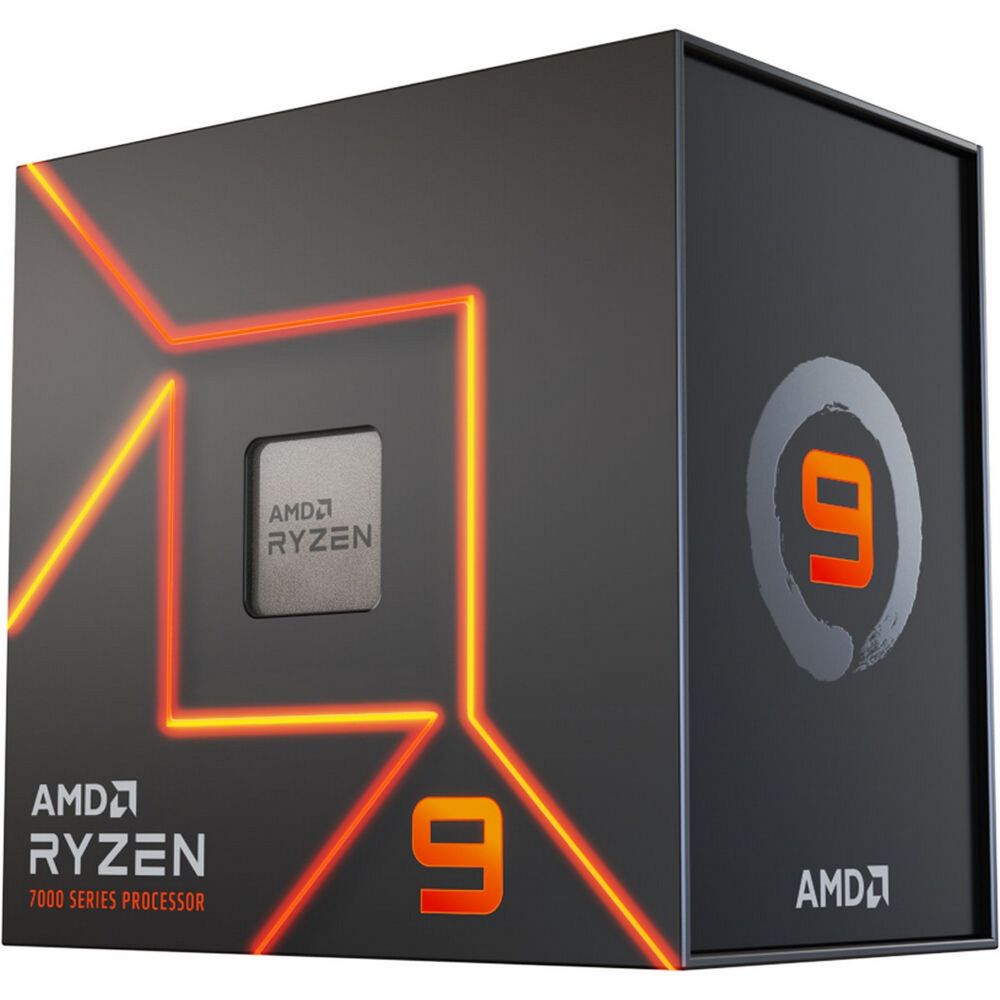 Центральный Процессор AMD RYZEN 9 7900X BOX (Raphael, 5nm, C12/T24, Base 4,70GHz, Turbo 5,60GHz, RDNA 2 Graphics, L3 64Mb, TDP 170W, w/o cooler, SAM5)