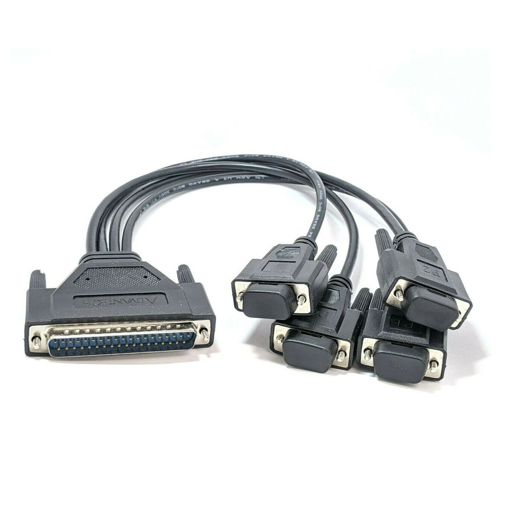 Кабель Advantech OPT4A-AE интерфейсный с разъемами DB-37 -to- 4xDB-9, 0.3м, ПВХ