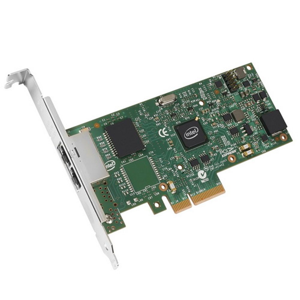 Сетевой адаптер Intel I350-F2   Intel® Ethernet Server Adapter PCI-E x4 DUAL Port