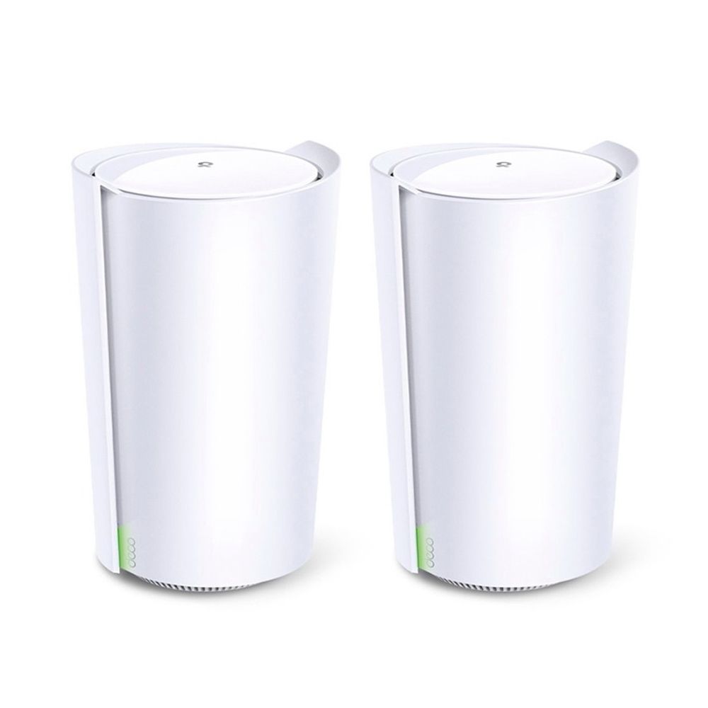 Точка доступа Wi-Fi TP-LINK Deco X90(2-pack) AX6600 Домашняя Mesh Wi-Fi система, Wi-Fi 6, три диапазона, до 4804 Мбит/с на 5 ГГц_1, до 1201 Мбит/с на 5 ГГц_2, до 574 Мбит/с на 2,4 ГГц, 1 порт 2,5 Гбит/с + 1 гигабитный порт на каждом устройстве, поддержка OFDMA, MU-MIMO, HT160 (0526
