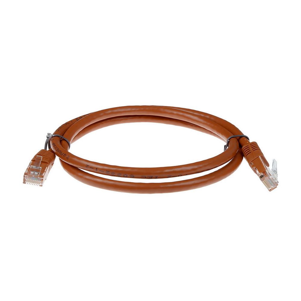 Кабель ACD Патч-корд ACD-LPU6Z-15N |ACD-LPU6Z-15N| Cat6 UTP 26AWG 4Pair, CU, LSZH, Коричневый, 1.5м 