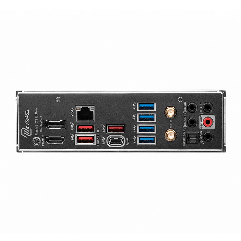 Материнская плата MSI MAG B650M MORTAR WIFI B650, AM5, 4*DDR5, 2*PCIEx16, 1*PCIEx1, 2*M.2, 2*TypeC, 3*USB3.2Gen2, 6*USB3.2Gen1, 4*USB2.0, 6*SATA3.0, 2.5G, DP, HDMI, M-ATX, RTL