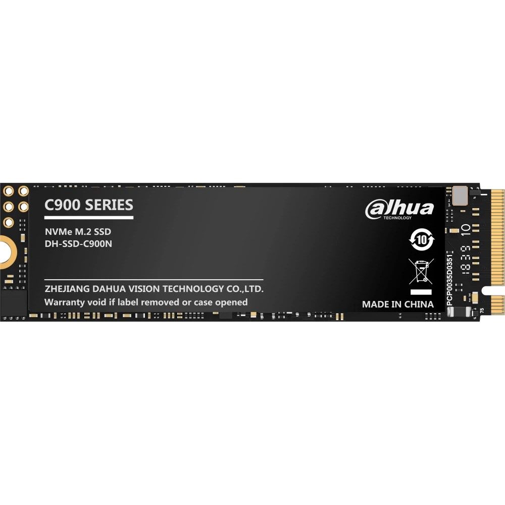 Твердотельный накопитель SSD Dahua 512GB M.2 2280 DHI-SSD-C900N512G 3D NAND, PCIe Gen 3.0 × 4,TBW 256TB, 2000MB/s/1500MB/s