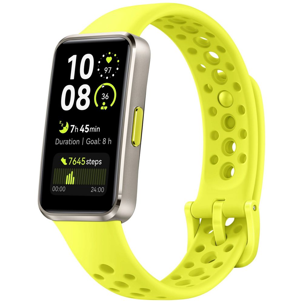Фитнес-браслет Huawei Band 10 Aluminium NRA-B29 серебристый / зеленый
