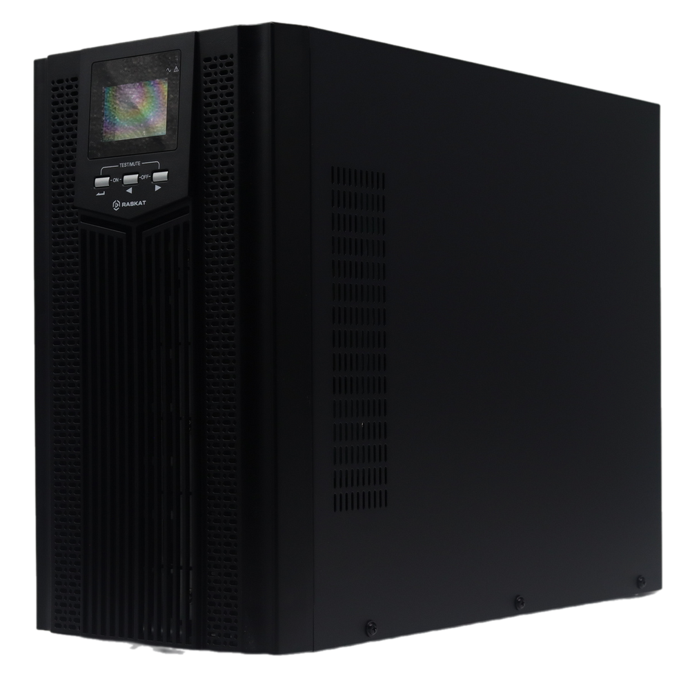 Источник бесперебойного питания (ИБП) Raskat HIO-3000VA+ (3000ВА, 2700Вт, 6xIEC320, LCD, USB type-B, 1xRS232, чистая синусоида)