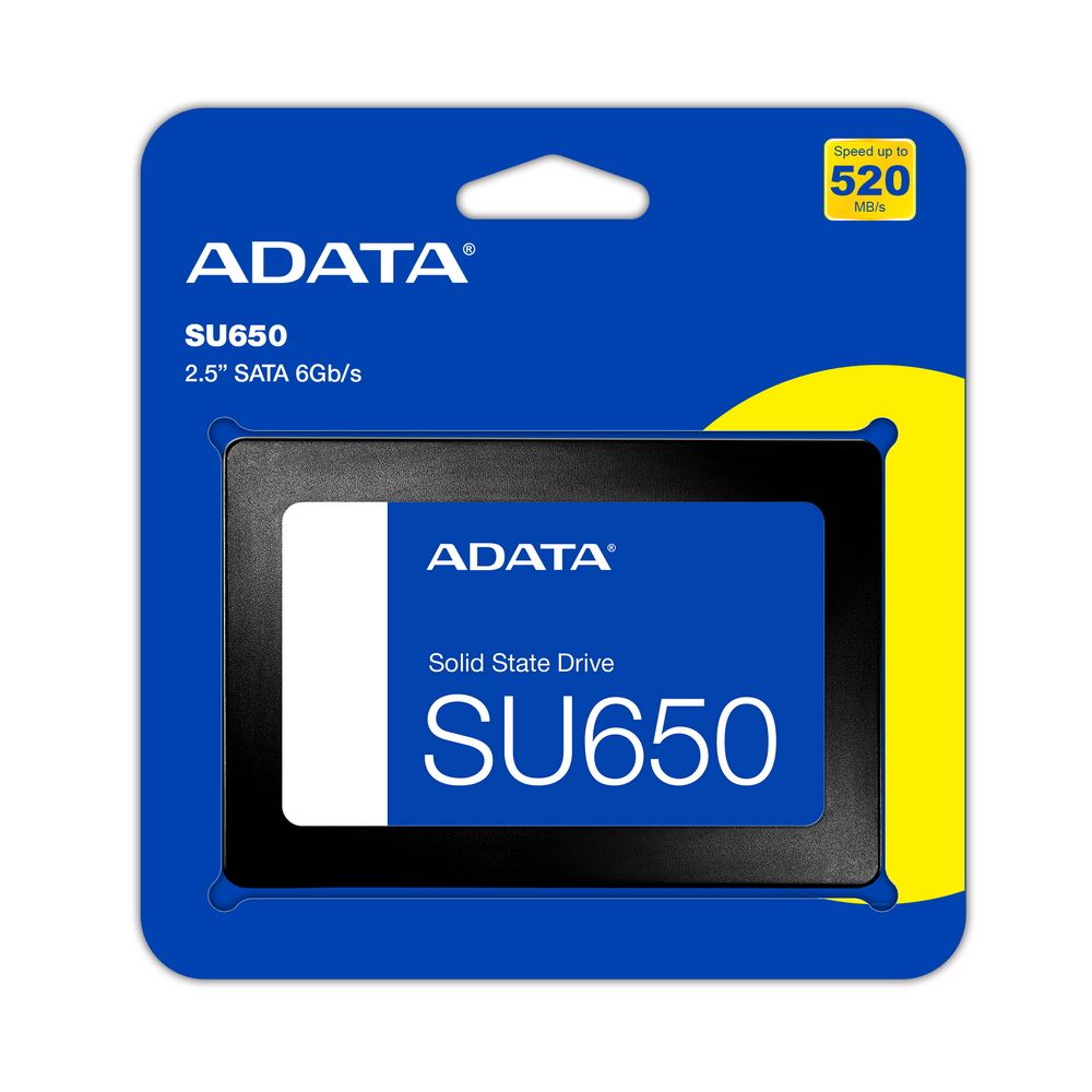 Твердотельный накопитель SSD ADATA  ASU650SS-1TT-R 1TB 2.5" SATA III Ultimate SU650 3D NAND, IOPS 40000/65000
