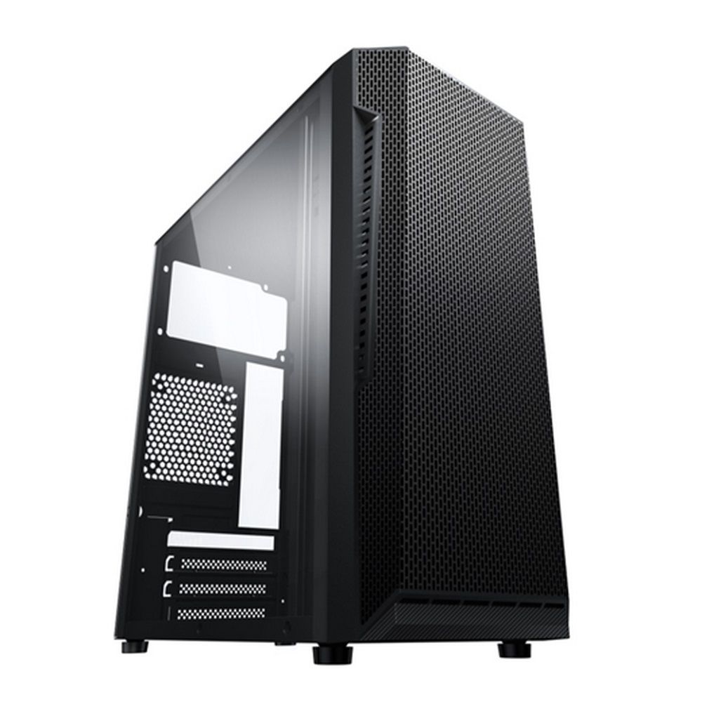 Компьютерный корпус ACD Coffre 104G mATX, Black, CPU 140мм, VGA 245мм, PSU 285мм, 2x3.5INT, 1x2.5INT, 2xUSB 2.0, 1xUSB 3.0, HD Audio, w/o FAN, w/o PSU, TG