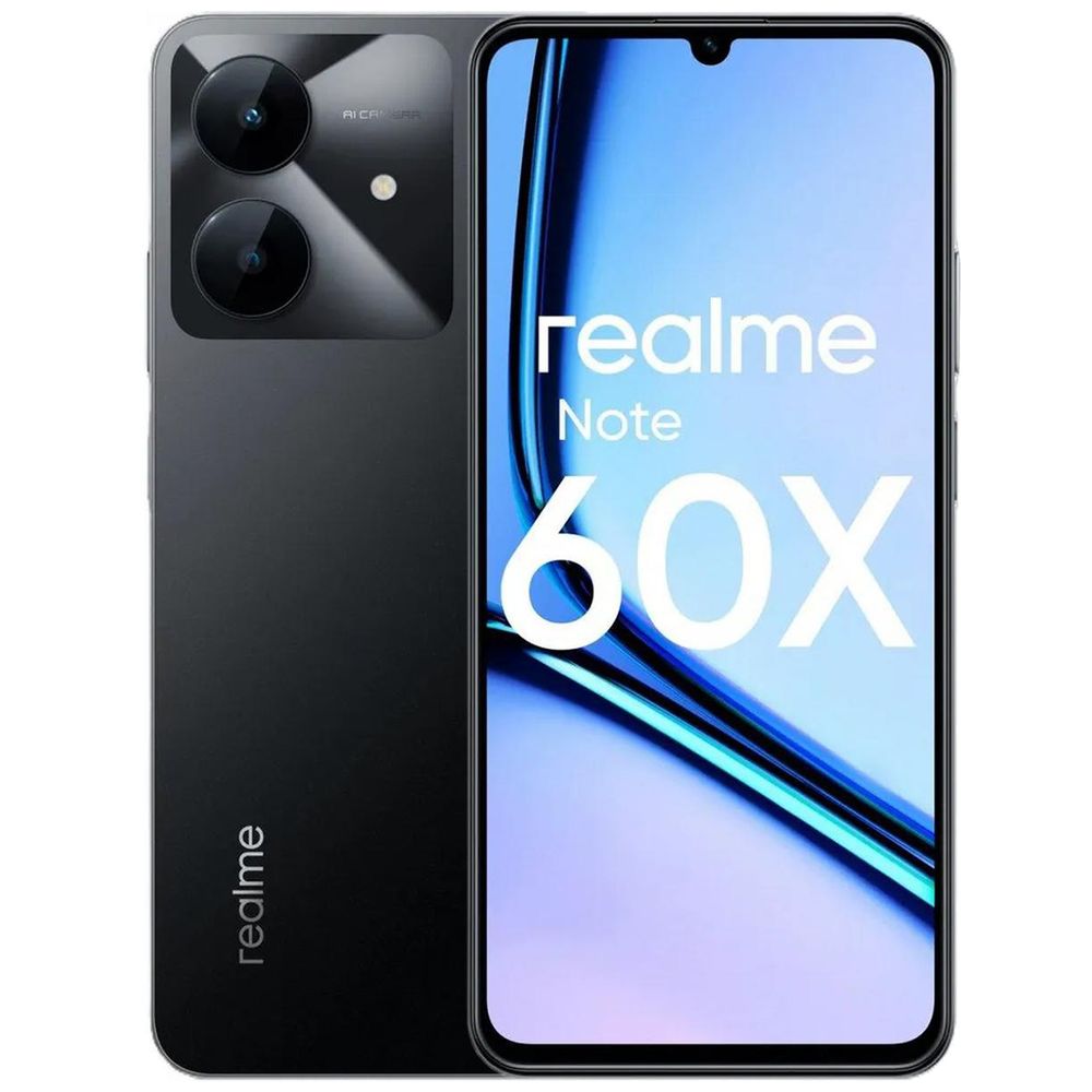 Смартфон Realme Note 60x 4+128 RMX3938 4+128 черный