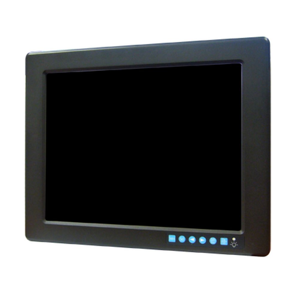 Промышленная  мониторная панель Advantech FPM-3121G-R3BE 12.1"  TFT LCD LED (интерфейс RS-232), 1024x768, яркость 450 нит," VGA, DVI-D, питание 24В DC клеммная колодка и 12В DC Jack (S0) Bad Pack