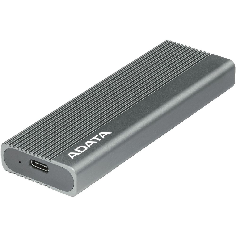 Корпус для HDD/SSD  M.2 ADATA External SSD Enclosure EC680 USB 3.2 Gen2, NVMe/SATA, RGB, Titanium Grey, RTL