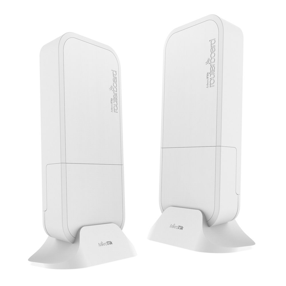 Маршрутизатор MIKROTIK RBwAPG-60adkit Wireless Wire комплект из двух преднастроенных RBwAPG-60ad devices for 60Ghz link (Phase array 60 degree 60GHz antennas, 802.11ad wireless, four core 716MHz CPU, 256MB RAM, 1x Gigabit LAN, L3, POE, PSU) (Радиомост MikroTik wAP60G Wireless