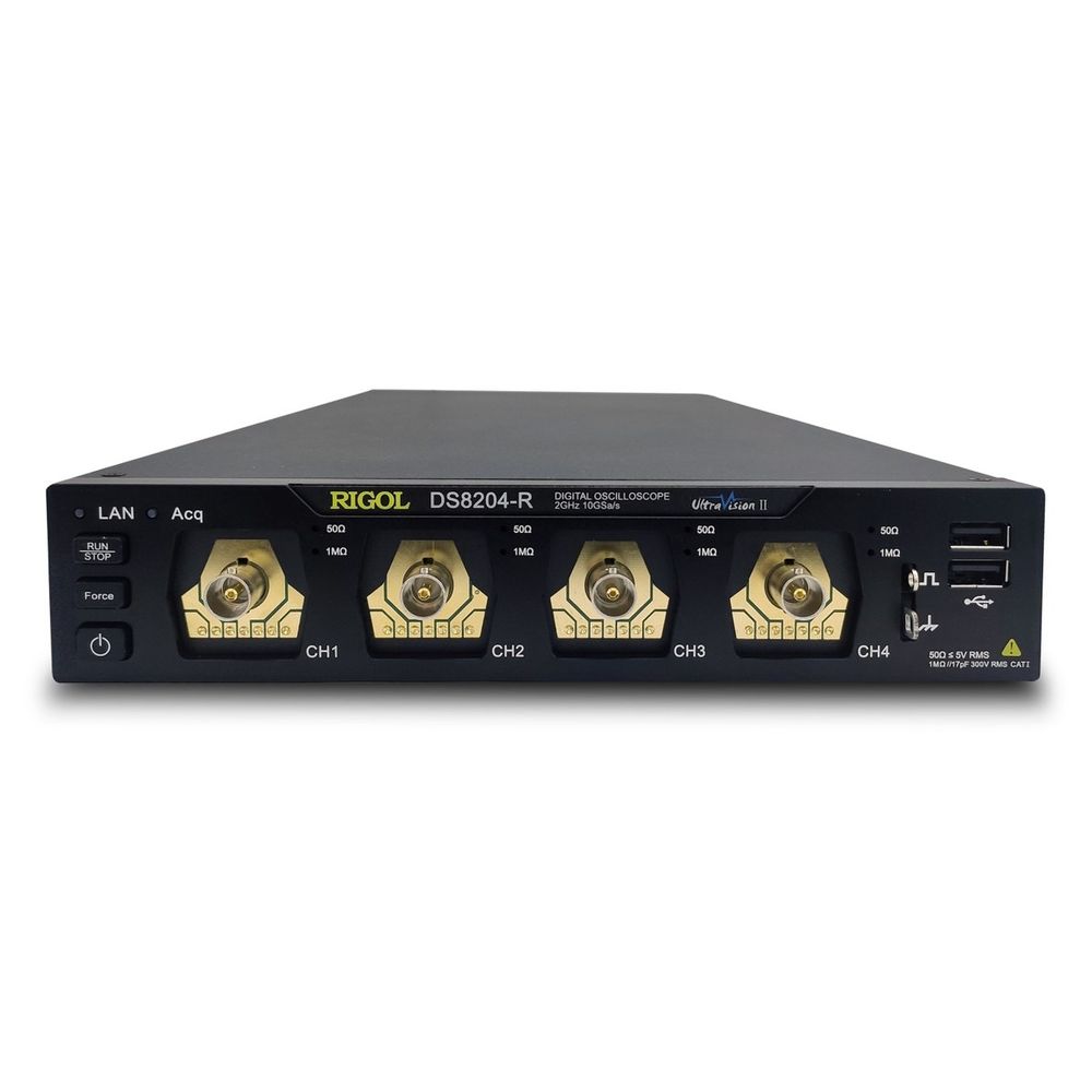 Осциллографы Rigol2 GHz, 10 GSa/s, 500 Mpts, 4 CH