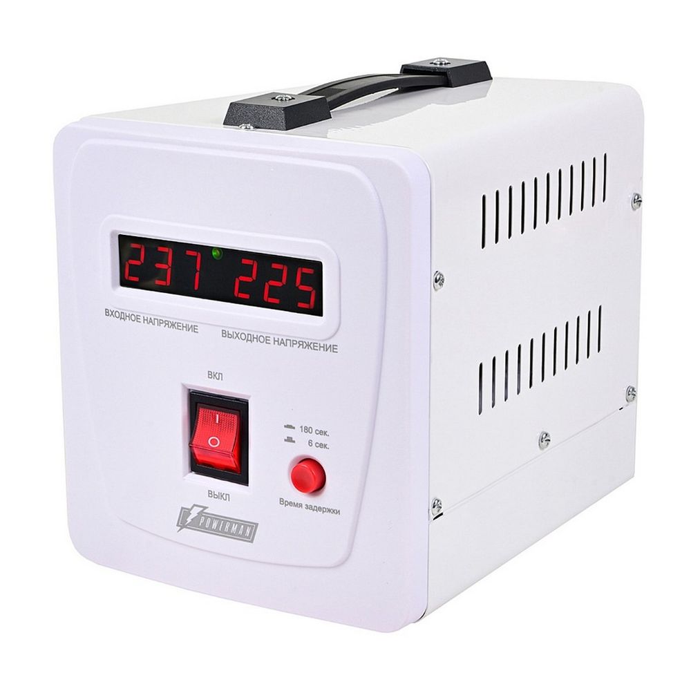 6187941 PowerMan Стабилизатор напряжения PowerMan  AVS 1500 E