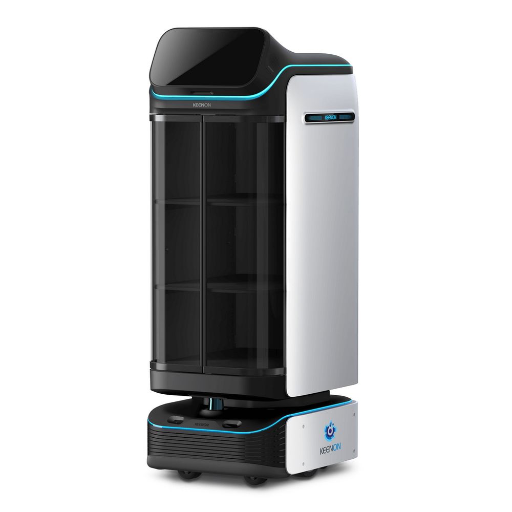 Сервисный робот-доставщик Keenon Robotics модели Dinerbot T3