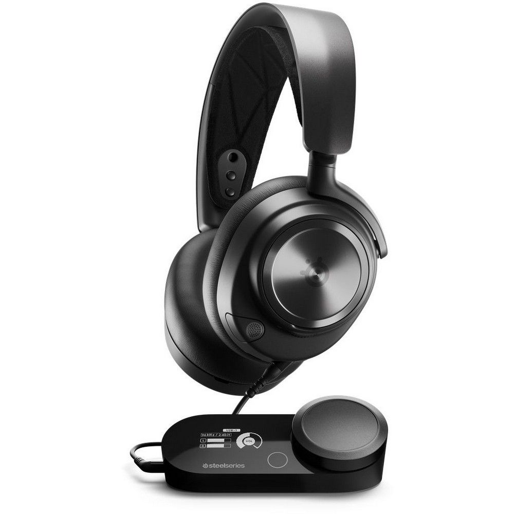 Гарнитура проводная Steelseries Arctic Nova Pro, 3.5 мм, накладные, черный, 61527