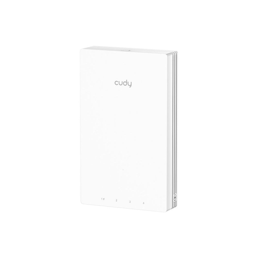 Точка доступа Wi-Fi CUDY AC1200 Gigabit Wall-Plate Access Point AC1200 Dual Band Gigabit Wall Plate Access Point, MT7621DAN+MT7613B+MT7603E, 867Mbps at 5GHz + 300Mbps at 2.4GHz, 1 x Gigabit PoE-IN Port, 802.3af / at, 4 x Gigabit RJ45 ports, LAN1 support PoE Out, Cudy Mesh Support (AP1300 Wall)