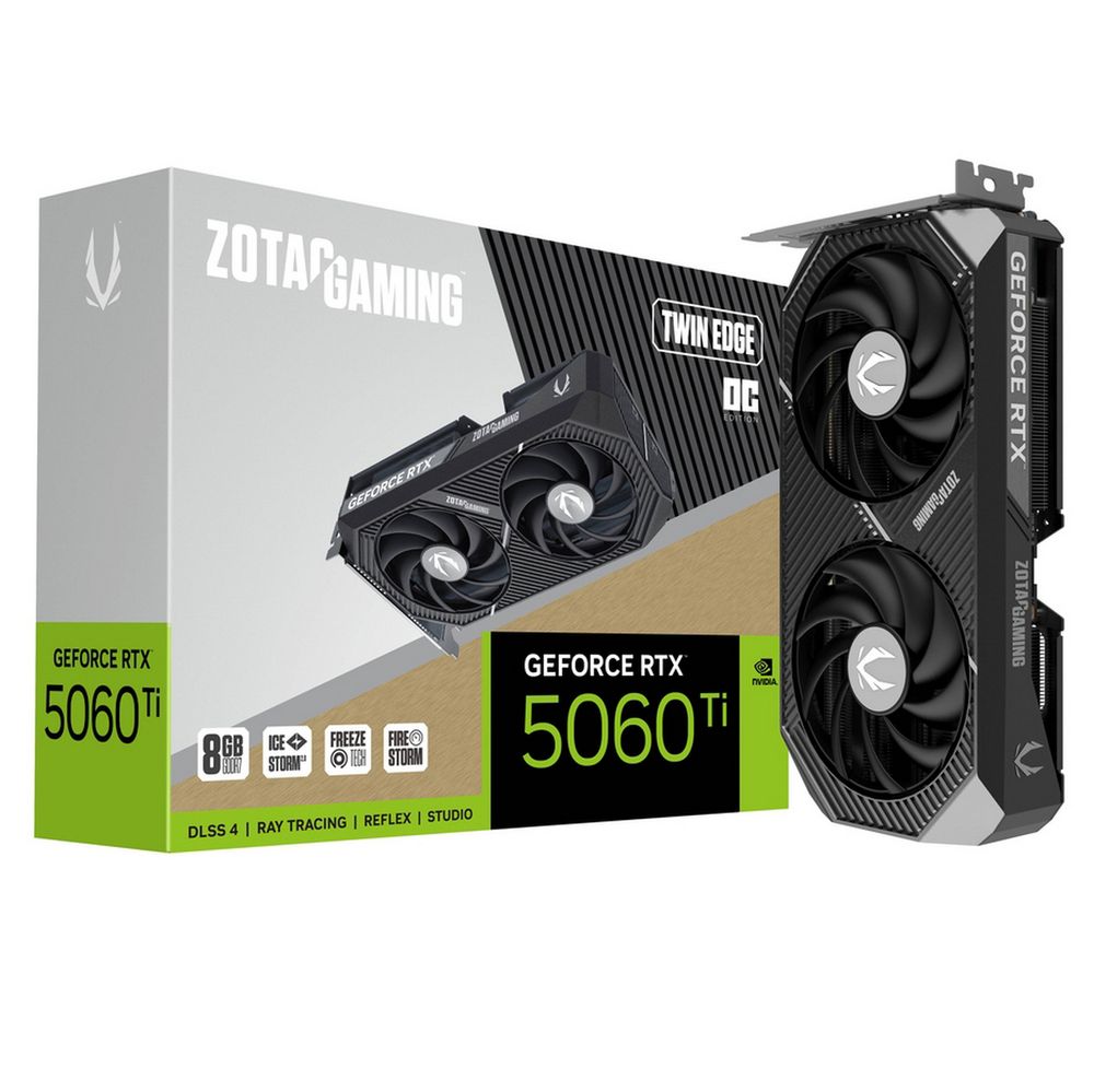 Видеокарта Zotac ZT-B50610H-10M, RTX 5060 Ti, 8GB GDDR7, 128bit