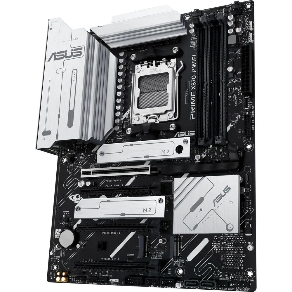 Материнская плата ASUS PRIME X870-P WIFI AM5 ATX 4xDDR5 4xPCIEx16 4xM.2 2xUSB-C HDMI 2.5GLAN Wi-Fi 7