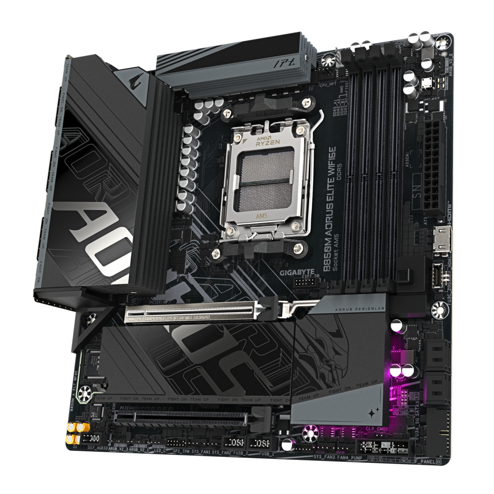 Материнская плата Gigabyte B850M AORUS ELITE WIFI6E, RTL