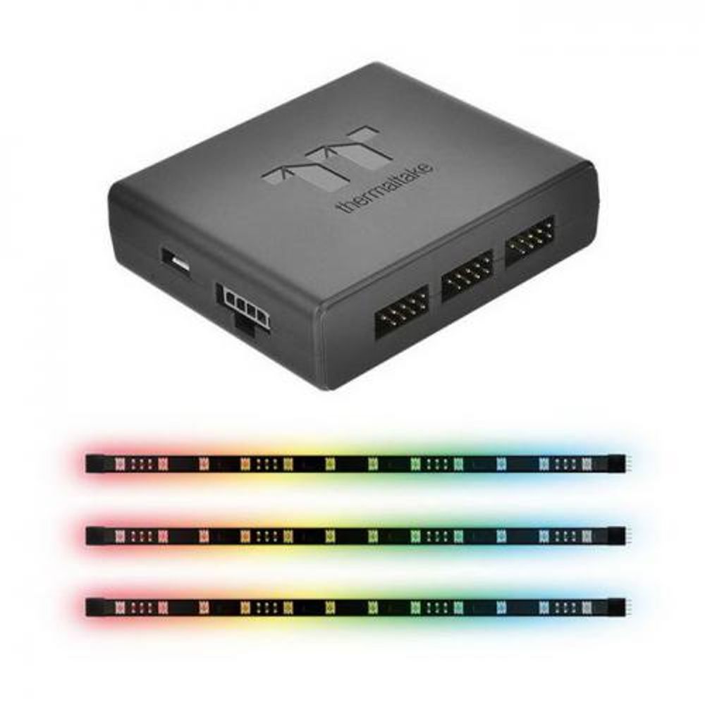 Аксессуары Thermaltake Bad Pack Pacific Lumi Plus LED CL-O014-PL00SW-A CL-O014-PL00SW-A Strip 3Pack/Accessory/LED CL-O014-PL00SW-A Strip/12LED-30cm//LED Software Control