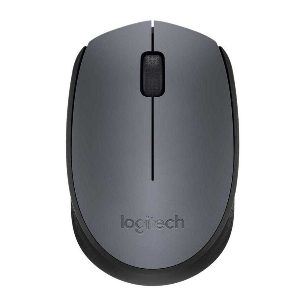 Мышь беспроводная Logitech M170 Gray |910-004646| серая с черным, оптическая, 1000dpi, 2.4 GHz, USB-ресивер