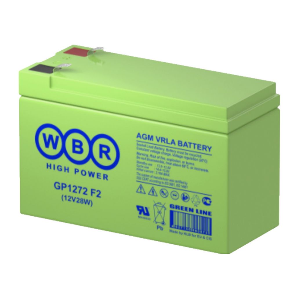 Батарея аккумуляторная WBR GP1272 F2 (12V28W)