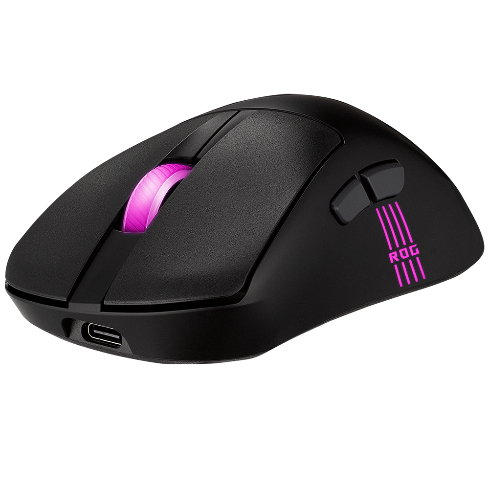 Мышь ASUS P722 ROG KERIS II ORIGIN/BLK 65g 42,000DPI Bluetooth 5.1 2.4GHz 7buttons