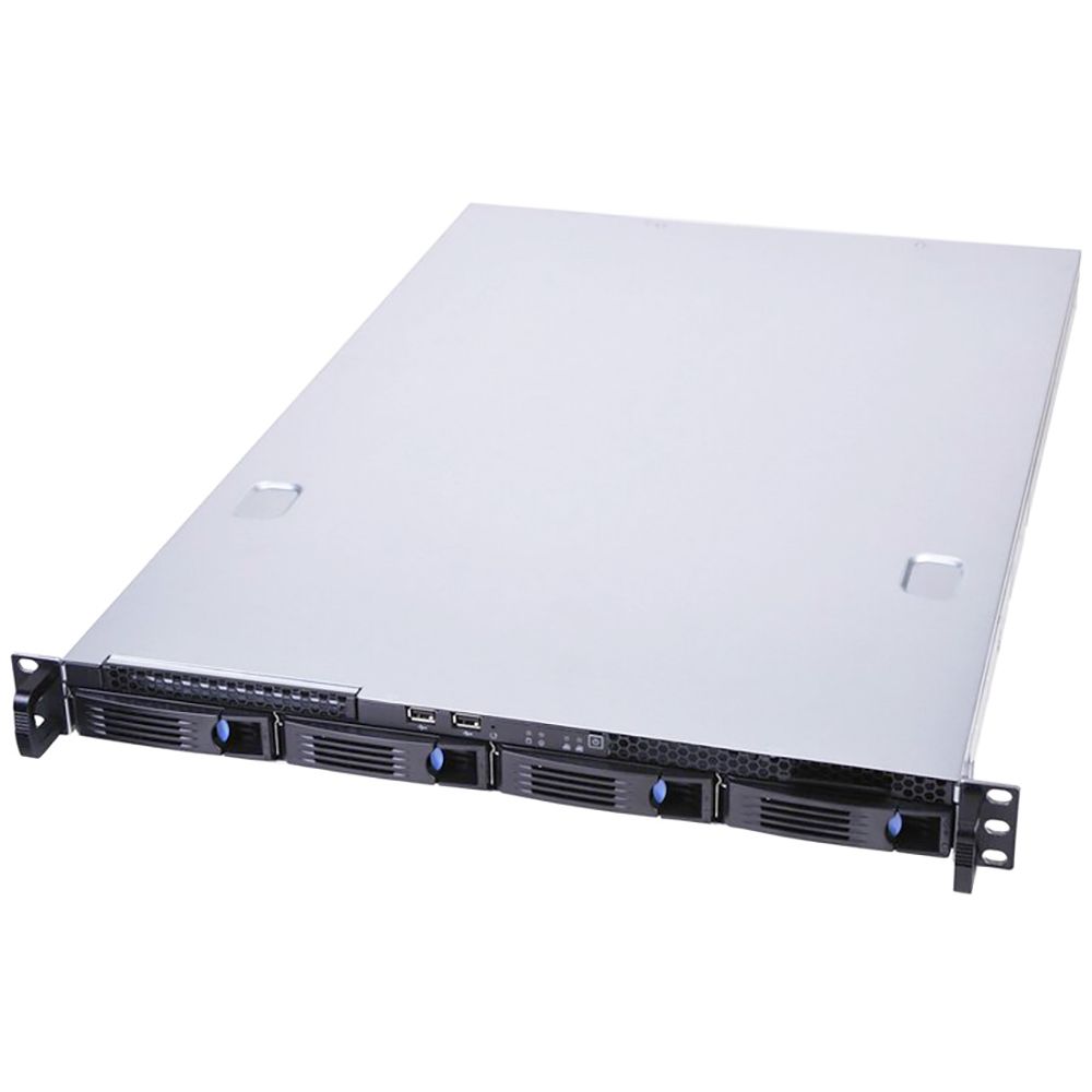 Корпус Chenbro RM14604T3-USB3 1U 4 BAYS 3.5 H/S HDD w/ SAS/SATA 12G backplane , 4028 fan USB 3.0 , w/o PSU , riser card , slide rail , I/O shield , air duct (RM14604H03*13928)