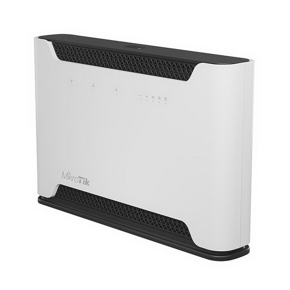 Маршрутизатор MIKROTIK Chateau LTE18 kit with 716MHz four core CPU, 256MB RAM, 5 x Gigabit LAN, two wireless interfaces (built-in 2.4Ghz 802.11b/g/n two chain wireless with integrated antennas, built-in 5Ghz 802.11ac two chain wireless with integrated antennas), LTE CAT18 mod