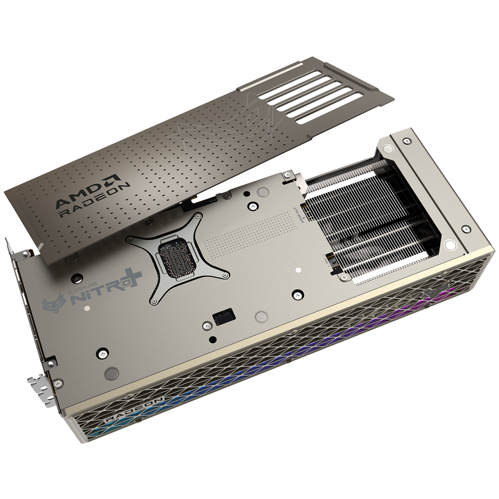 Видеокарта Sapphire RX9070 NITRO+ OC 16GB GDDR6 256bit 2xDP 2xHDMI 3FAN RTL