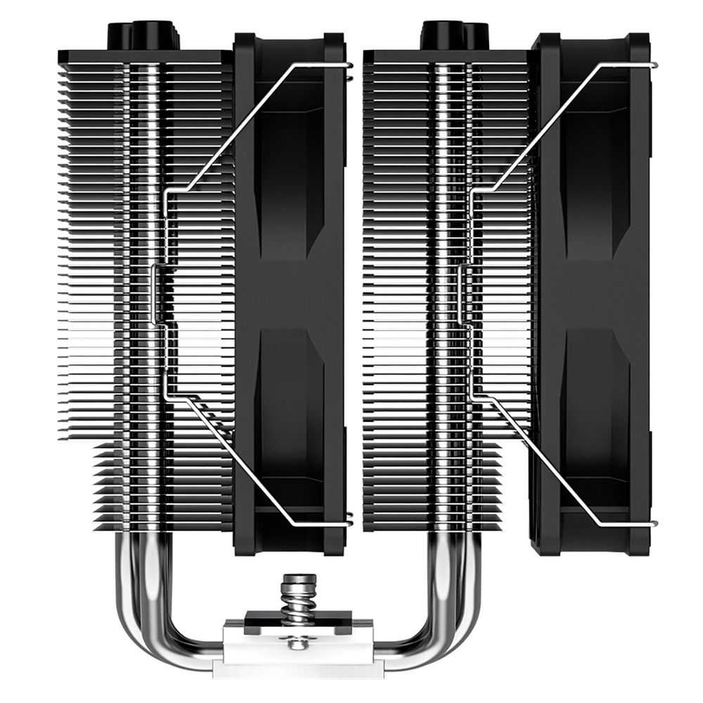 Вентилятор ID-COOLING SE-206-XT LGA20XX/1700/1200/115X/AM5/AM4 (8шт/кор, TDP 250W, PWM, черный, 6 тепл.трубок + медная база, 2 x FAN 120mm) RET