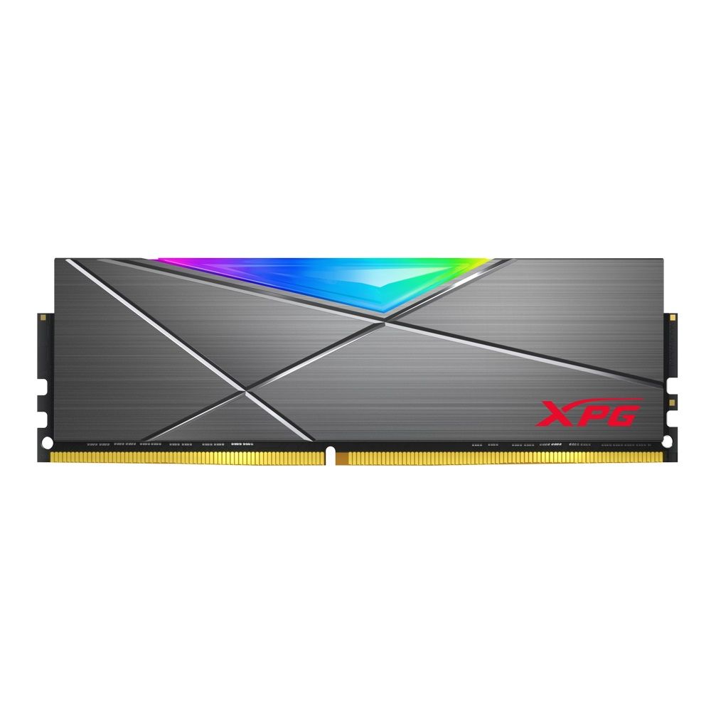 Модуль памяти ADATA XPG SPECTRIX D50 RGB Grey Gaming Memory AX4U320016G16A-ST50 16GB DDR4 3200 DIMM Non-ECC, CL16, 1.35V, Heat Shield, RTL, (931276)