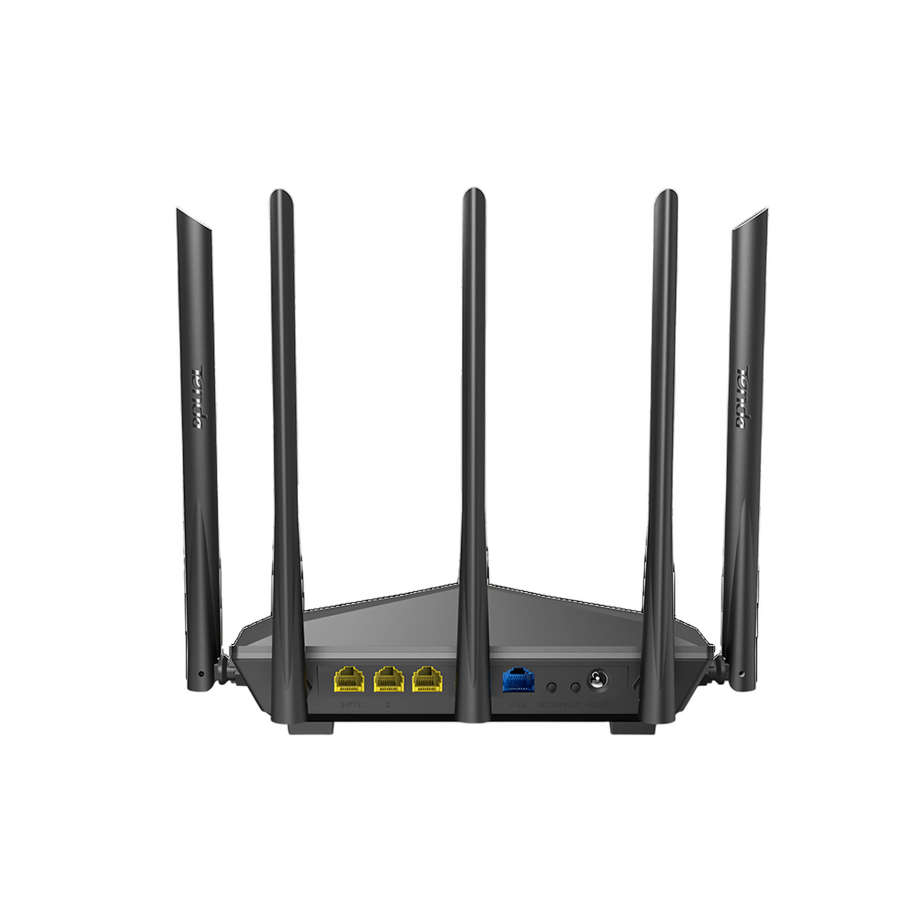 Маршрутизатор Tenda AC11 Двухдиапазонный гигабитный Wi-Fi роутер AC1200 до 300 Мбит/с на 2,4 ГГц + до 867 Мбит/с на 5 ГГц, LAN 3x1Гбит/с, WAN 1x1Гбит/с, 5 антенн