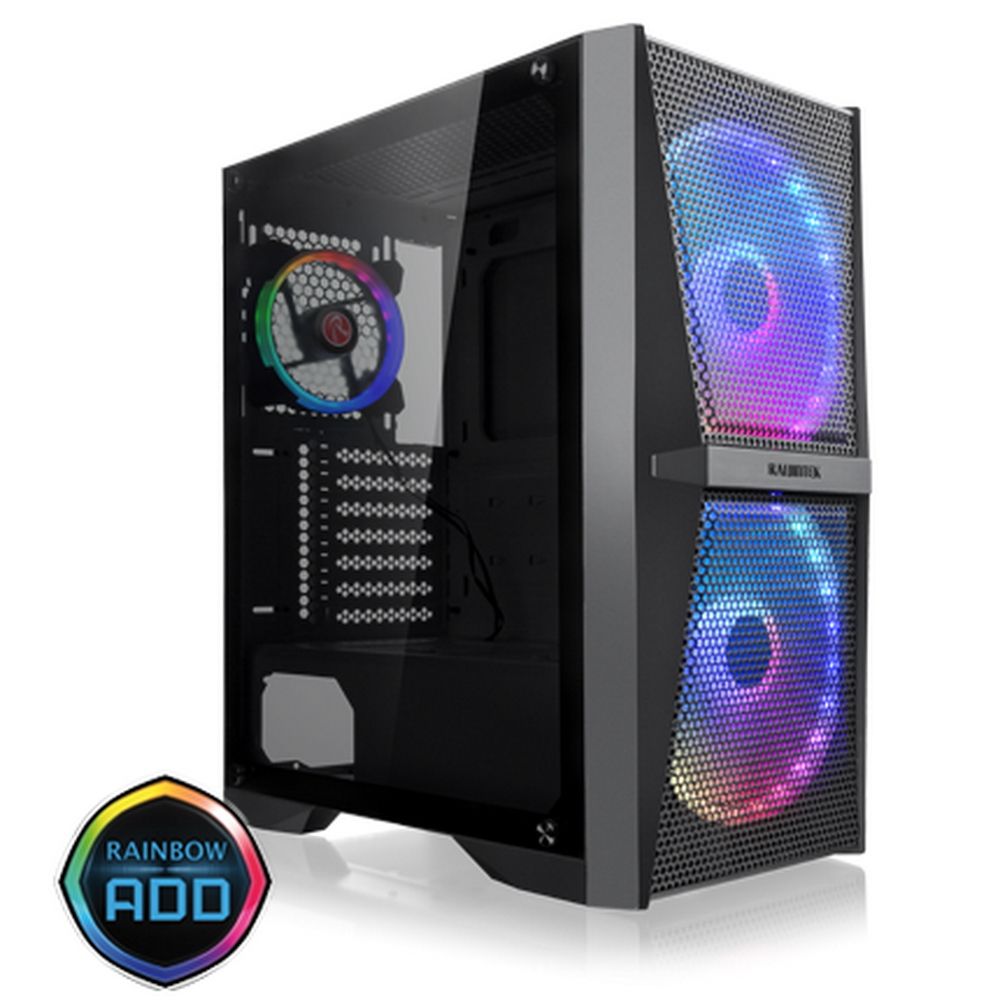 Корпус Raijintek BadPack SILENOS MS PRO 0R20B00205, black,  ATX  M-ATX  Mini-ITX, USB3.0x2, Type Cx1, HD Audiox1 0R20B00205, black,  ATX; M-ATX; Mini-ITX, USB3.0x2, Type Cx1, HD Audiox1