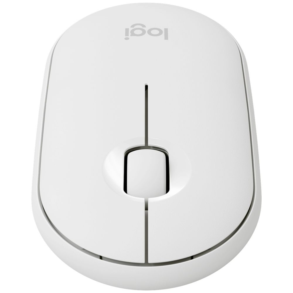 Беспроводная компактная мышь Logitech Pebble M350, off-white
