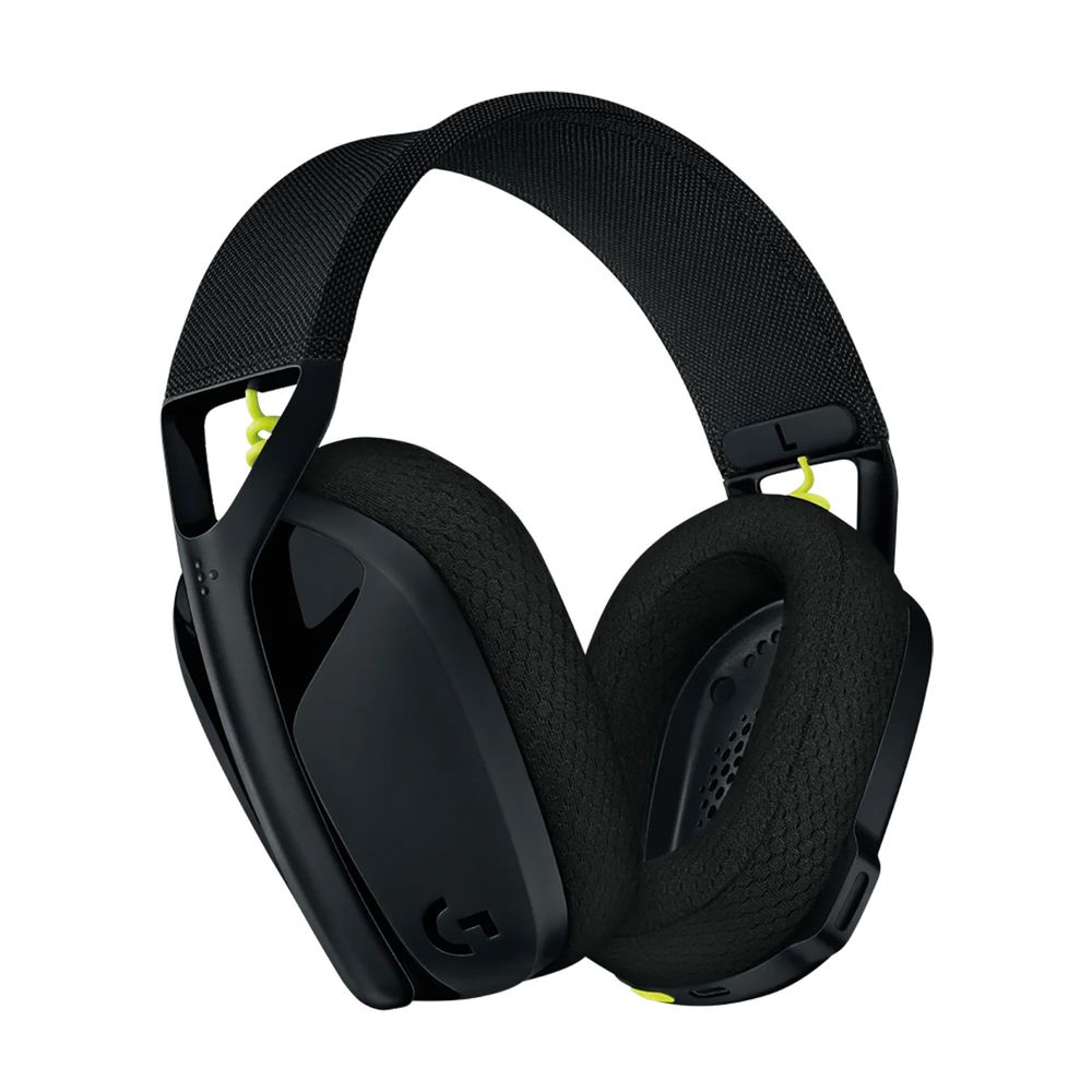 Гарнитура игровая Logitech G435 Black черная, беспроводная, накладной тип, дифузоры 40мм, 20 Гц - 20 кГц, USB Lightspeed + Bluetooth, кабель для зарядки USB-C - USB-A (981-001053)