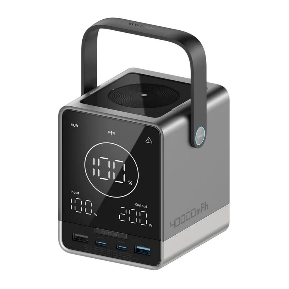 Внешний аккумулятор CUKTECH P01 40000mAh 300W Type-C x2, USB-A x2
