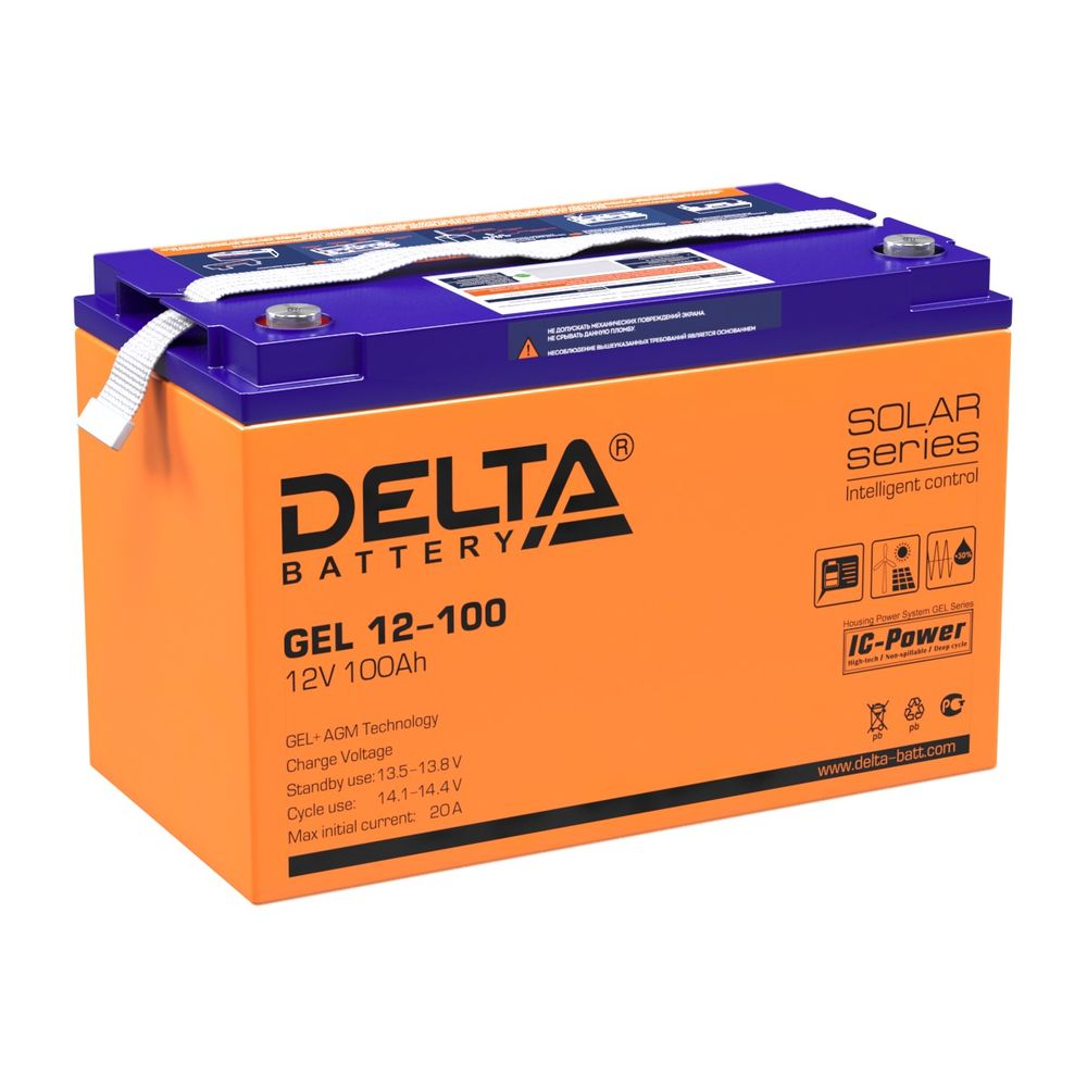 Аккумуляторная батарея Delta  Bad Pack  GEL 12-100  bp