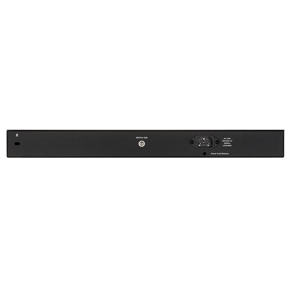 Коммутатор D-Link DGS-1210-28P/ME/B2A Управляемый L2 коммутатор с 24 портами 10/100/1000Base-T и 4 портами 1000Base-X SFP (24 порта PoE 802.3af/at, PoE-бюджет 193 Вт)